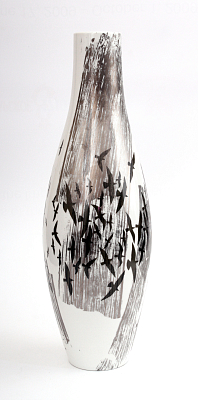 Ваза Высокая Птицы 1 арт. 60.05491.00.5