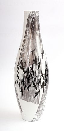 Ваза Высокая Птицы 1 арт. 60.05491.00.5