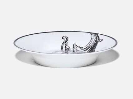 Тарелка глубокая 186 мм, в подарочной упаковке, форма Юлиана, рисунок Волшебный сад X, арт. 81.34187.00.1, 