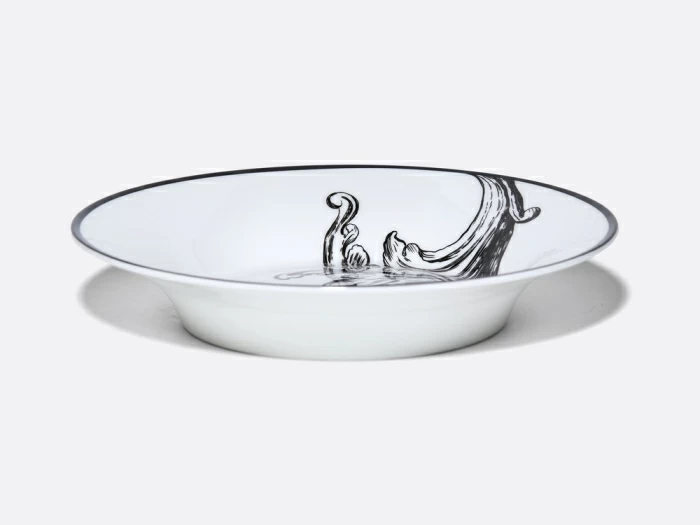 Тарелка глубокая 186 мм, в подарочной упаковке, форма Юлиана, рисунок Волшебный сад X, арт. 81.34187.00.1, 