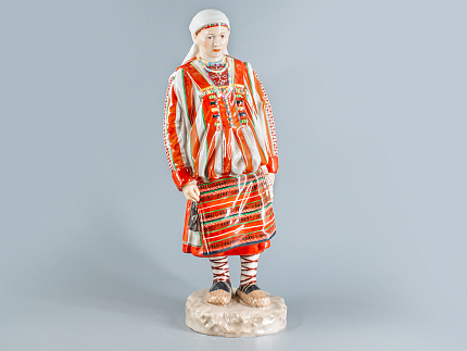 Скульптура Народности России Вотякская женщина арт. 82.66478.00.1