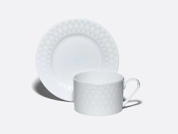 Сервиз чайный на 4 персоны 10 предметов в подарочной упаковке, форма Идиллия, рисунок Жемчужная сетка, арт. 81.34970.00.1, 