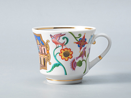 Чашка с блюдцем чайная 220 мл форма Банкетная рисунок Чудоград. Ярмарка арт. 81.29159.00.1