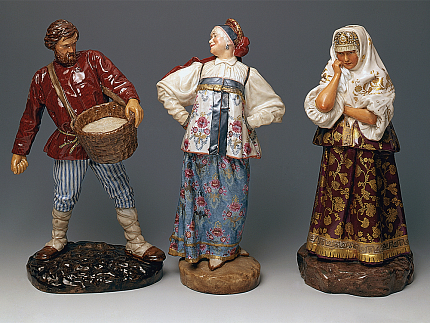 Скульптура Народности России Олонецкая женщина арт. 82.66475.00.1