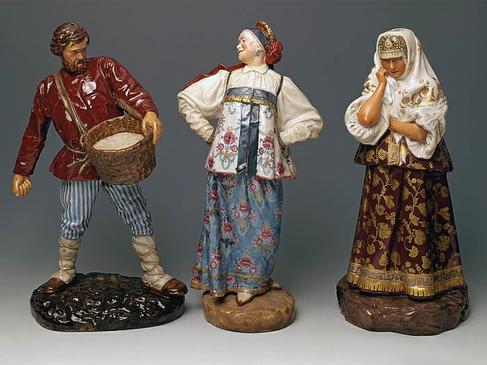 Скульптура Народности России Олонецкая женщина арт. 82.66475.00.1, 