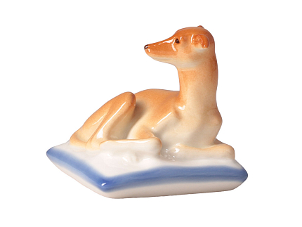 Скульптура Левретка на подушке Лилли арт. 82.81318.00.1