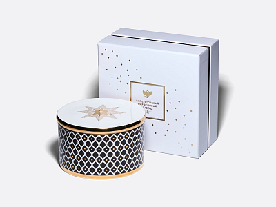 Шкатулка в подарочной упаковке, форма Идиллия, рисунок Неро 2, арт 81.32912.00.1