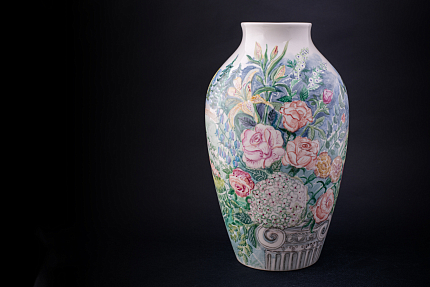 Ваза Павильон роз, форма Ламповая, арт 45.09399.00.1