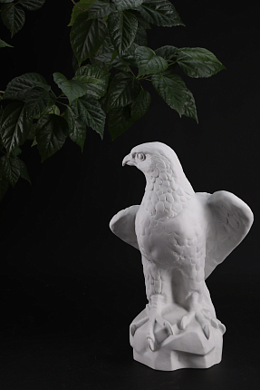 Скульптура форма Кречет рисунок Белый арт. 82.92885.00.1