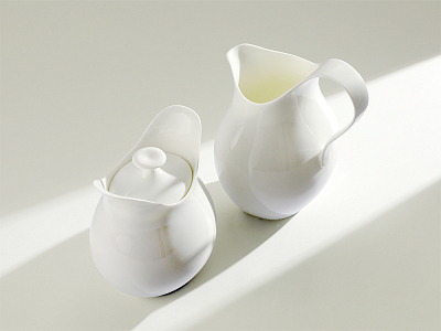 Сервиз чайный 7 предметов на 2 персоны, форма Талисман рисунок Белый арт. 81.16887.00.1