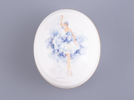 Туалетная коробочка форма Овальная рисунок Фея нежности арт. 80.86399.00.1, 