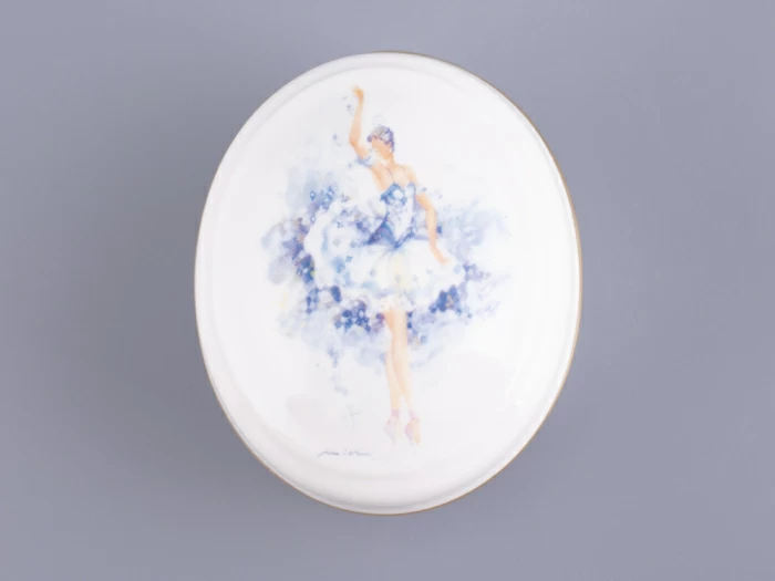 Туалетная коробочка форма Овальная рисунок Фея нежности арт. 80.86399.00.1, 