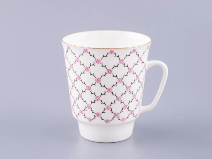 Чашка с блюдцем кофейная 165 мл.,  форма форма Майская,рисунок Розовая сетка арт. 81.13631.00.1, 