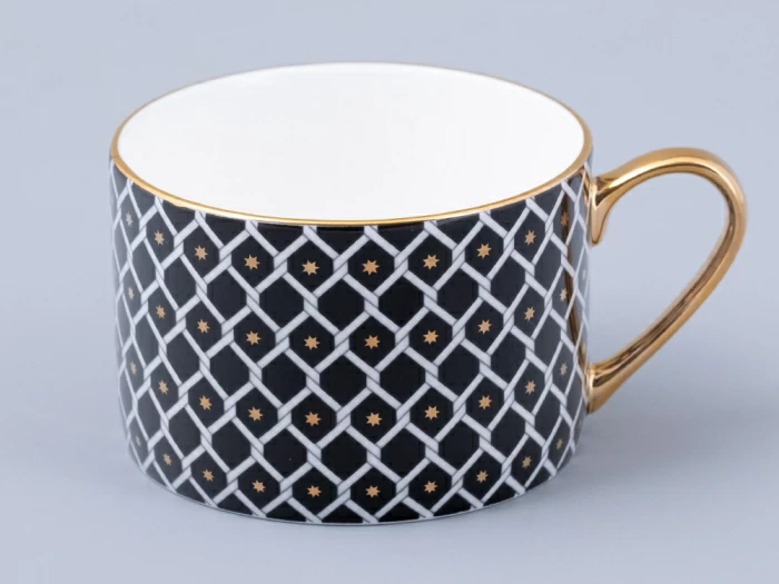 Чашка с блюдцем 250 мл форма Идиллия рисунок Неро арт. 81.31117.00.1, 