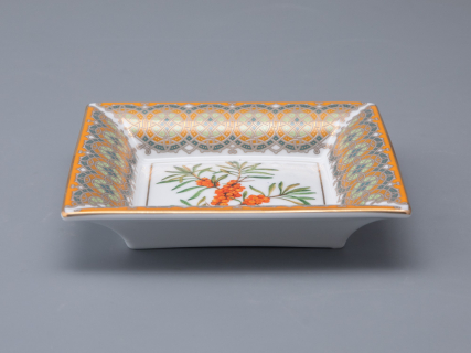 Подставка для мелочей в подарочной упаковке форма Квадратная рисунок Облепиха сибирская, арт. 81.33951.00.1, 