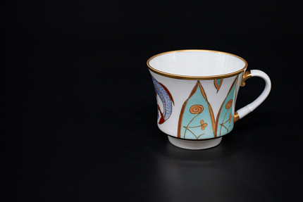 Чашка чайная 220 мл Рыбы. Знак Зодиака на форме Банкетная, арт 60.05724.00.2