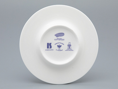 Подарочный набор Бокал с блюдцем и крышкой, форма Топ, рисунок Пророк, арт 81.34051.00.1