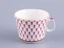 Чашка с блюдцем чайная 200 мл форма Молодежная рисунок Сетка-Блюз 2 арт. 81.24869.00.1, 
