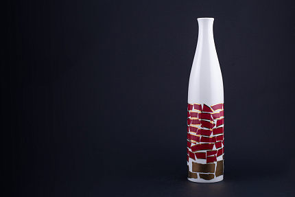 Ваза Пурпур на форме Бутыль, арт 60.15813.00.1