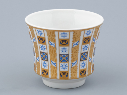 Сервиз чайный на 6 персон 21 предмет, форма Банкетная, рисунок Кронштадт, арт. 81.32240.00.1, 