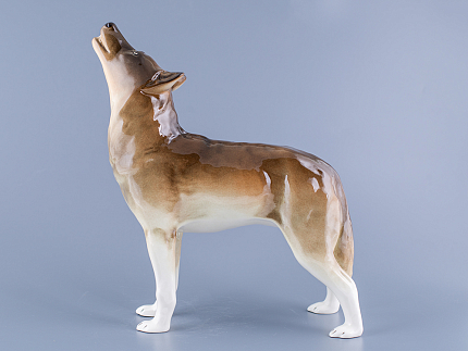 Скульптура Волк стоящий арт. 82.06371.00.1