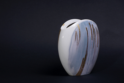 Ваза форма Вечерний цветок, рисунок Атмосферные явления 2, арт. 60.15870.00.1