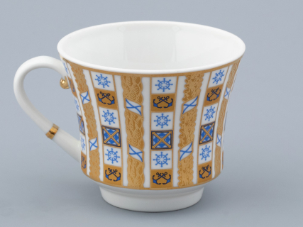 Сервиз чайный на 6 персон 21 предмет, форма Банкетная, рисунок Кронштадт, арт. 81.32240.00.1, 