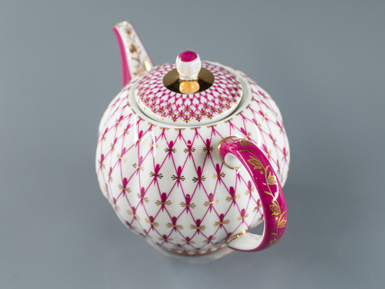 Чайник заварочный форма Тюльпан рисунок Сетка-Блюз 2 арт. 80.86209.00.1, 