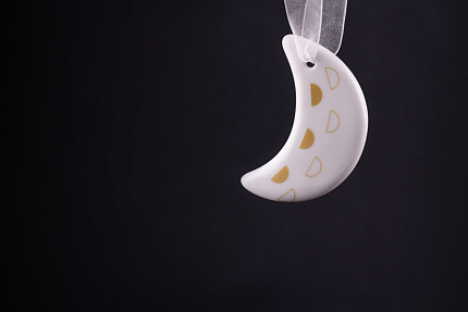 Елочная игрушка Месяц, Луна-парк, арт 60.16089.00.1