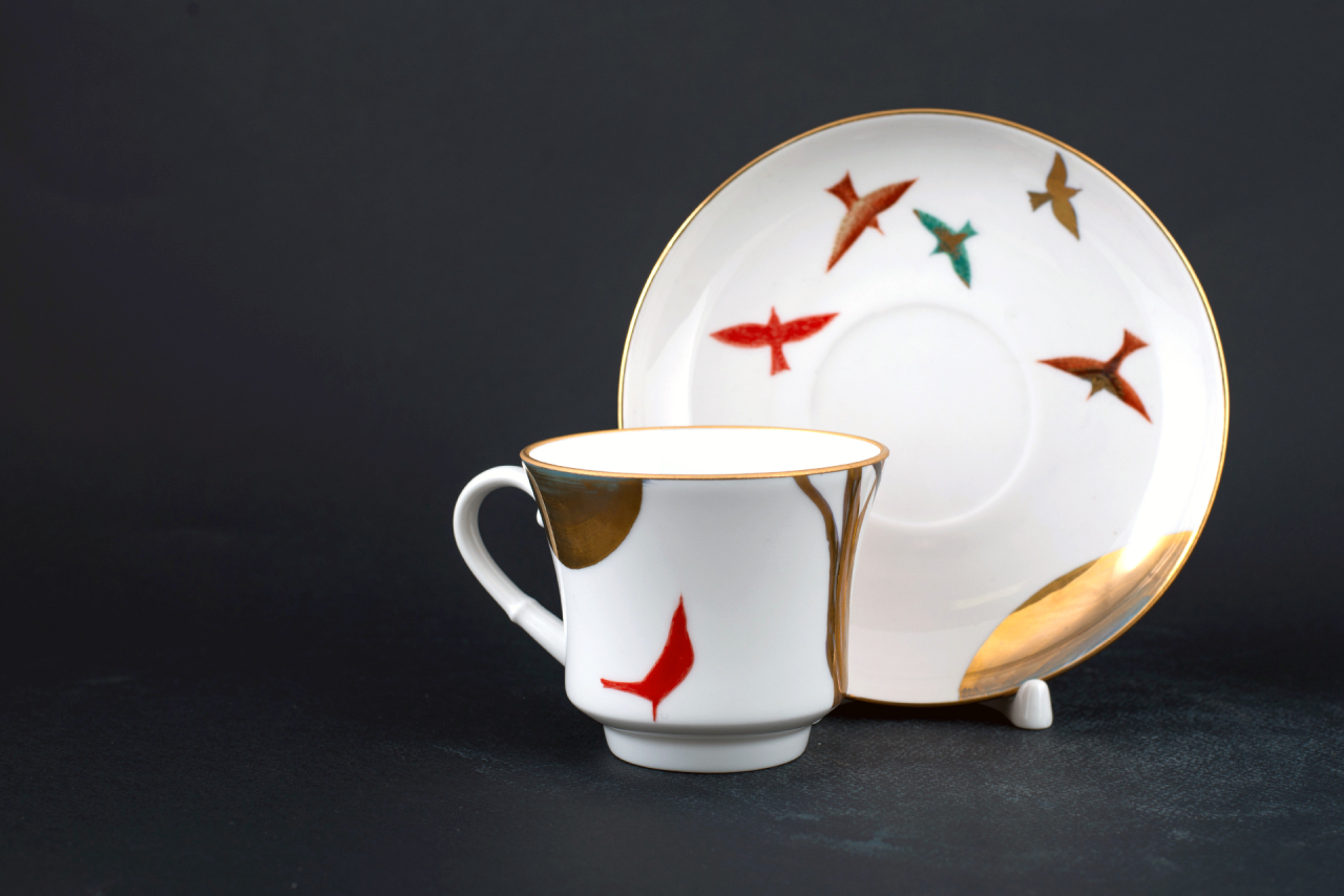 Чашка с блюдцем Чудный лес, арт 61.20977.00.1, 