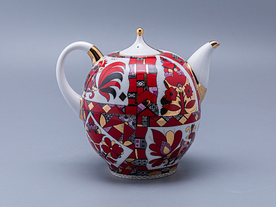 Чайник доливной Новгородский Красный конь 2450 мл арт. 80.00765.00.1