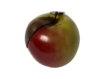 Скульптура форма Яблоко №2 с лепкой рисунок Зелено-красное арт. 62.04765.00.5, 