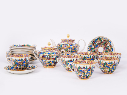 Сервиз чайный, форма Весенняя, рисунок Русская фантазия, арт. 81.20886.00.1, 