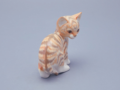 Скульптура Кошка рыжая арт. 82.44488.00.1