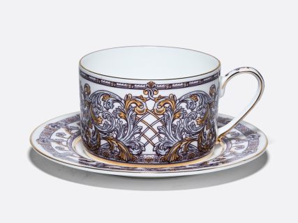 Сервиз чайный на 4 персоны 10 предметов в подарочной упаковке, форма Идиллия рисунок Барокко, арт. 81.34916.00.1, 