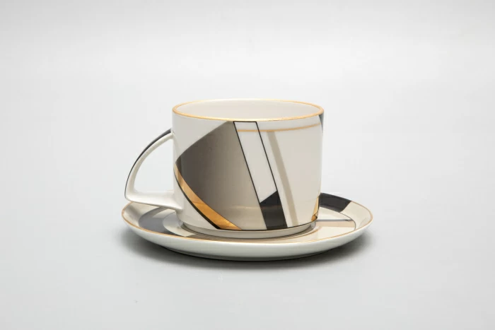 Чашка с блюдцем чайная форма Баланс рисунок Проект 3 арт. 81.28763.00.1, 