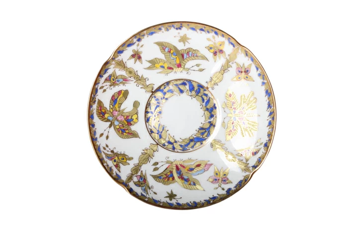 Чашка с блюдцем чайная 220 мл форма Наташа рисунок Фантастические бабочки арт. 81.15089.00.1, 