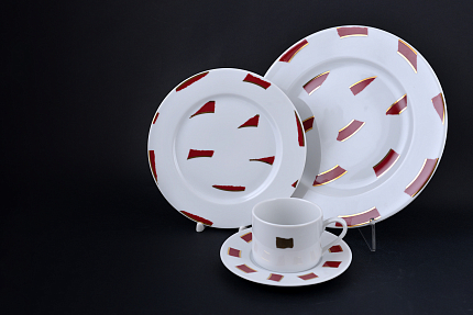 Тарелка 215 мм, Пурпур, на форме Европейская 2, арт 60.15810.00.1