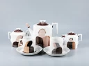 Сервиз чайный форма Гербовая рисунок Бабы, 2 персоны 7 предметов, арт. 81.15102.00.1, 