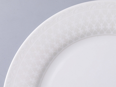 Тарелка плоская 270 мм, форма Стандартная - 2, рисунок Жемчужная сетка, арт. 80.03017.00.1