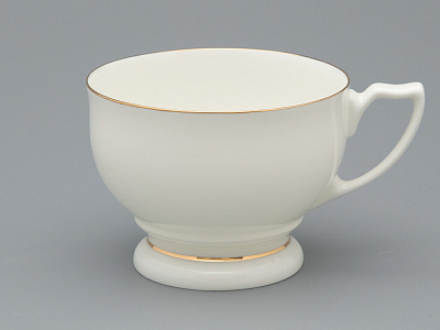 Сервиз чайный форма Жемчужина рисунок Золотая лента, 6 персон 14 предметов, арт. 81.26223.00.1