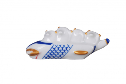 Скульптура форма Бобслеисты рисунок Синяя сетка арт. 82.82950.00.1, 