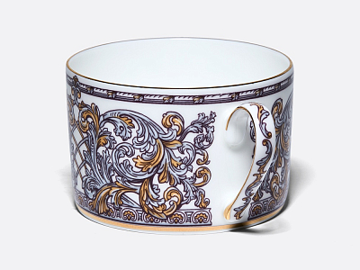 Чашка с блюдцем 300 мл в подарочной упаковке форма Идиллия рисунок Барокко, арт. 81.34917.00.1