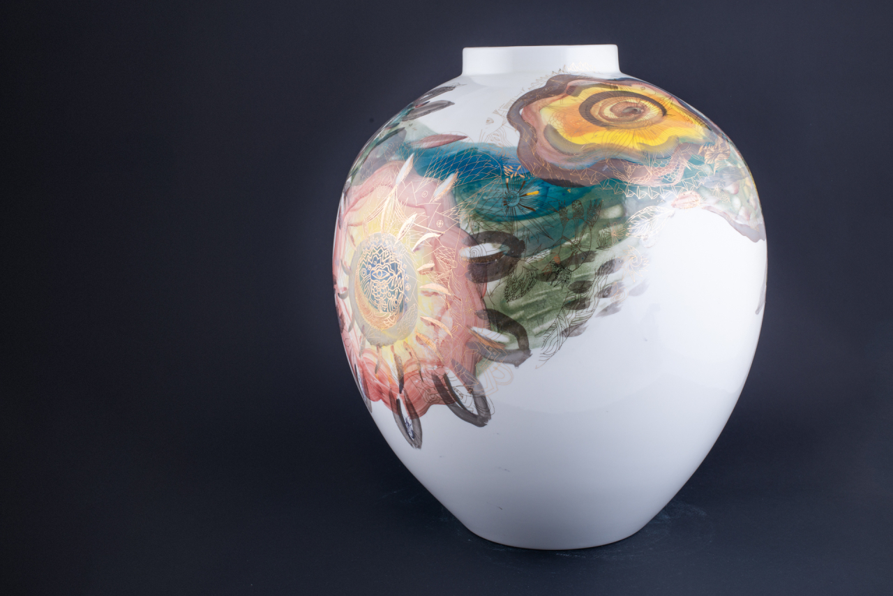 Ваза Узор на форме Круглая, арт. 60.15407.00.1, 