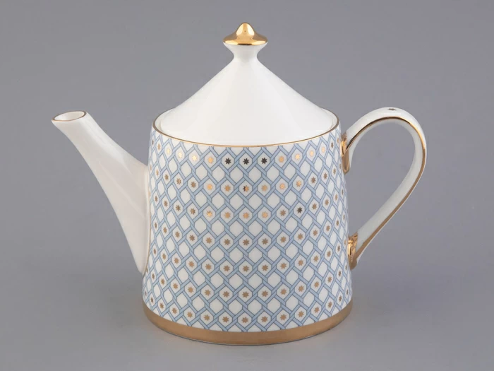 Сервиз чайный форма Идиллия рисунок Азур, 4 персоны 10 предметов, арт. 81.27757.00.1, 