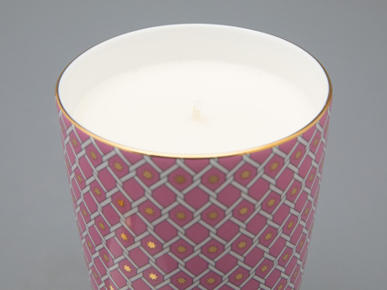 Подарочный набор Свеча ароматическая Идиллия Астра 2 аромат Ванильное небо, арт 81.33303.00.1, 