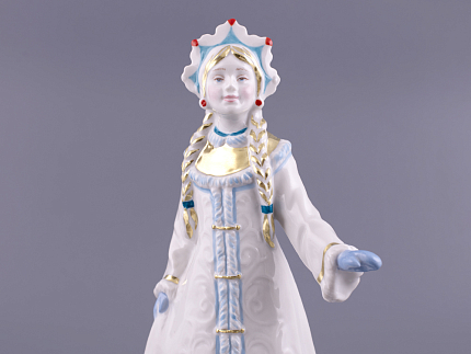 Скульптура Снегурочка-снежинка Девочка Снегурочка арт. 82.39709.00.1