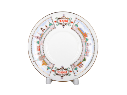 Чашка с блюдцем кофейная 180 мл.,  форма Билибина,  рисунок Москва Златоглавая арт. 81.16096.00.1, 