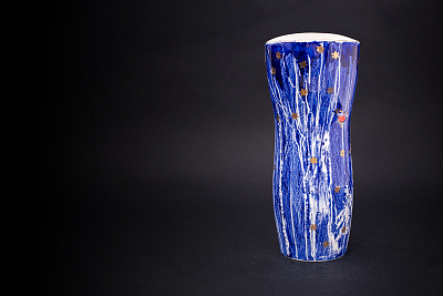 Ваза Зимний лес, форма Ева, арт 45.09082.00.1