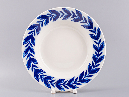 Тарелка 220 мм форма Глубокая, рисунок Флер арт. 80.99828.00.1